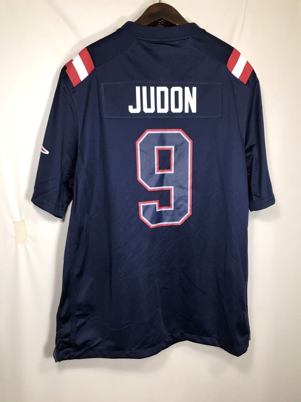 Mens New England Patriots #9 Judon Navy Blue Jersey Size Xl NWOT